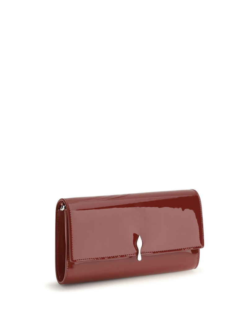 Christian Louboutin Bettina Wallet On Chain — Red Calf Leather Bos Taurus