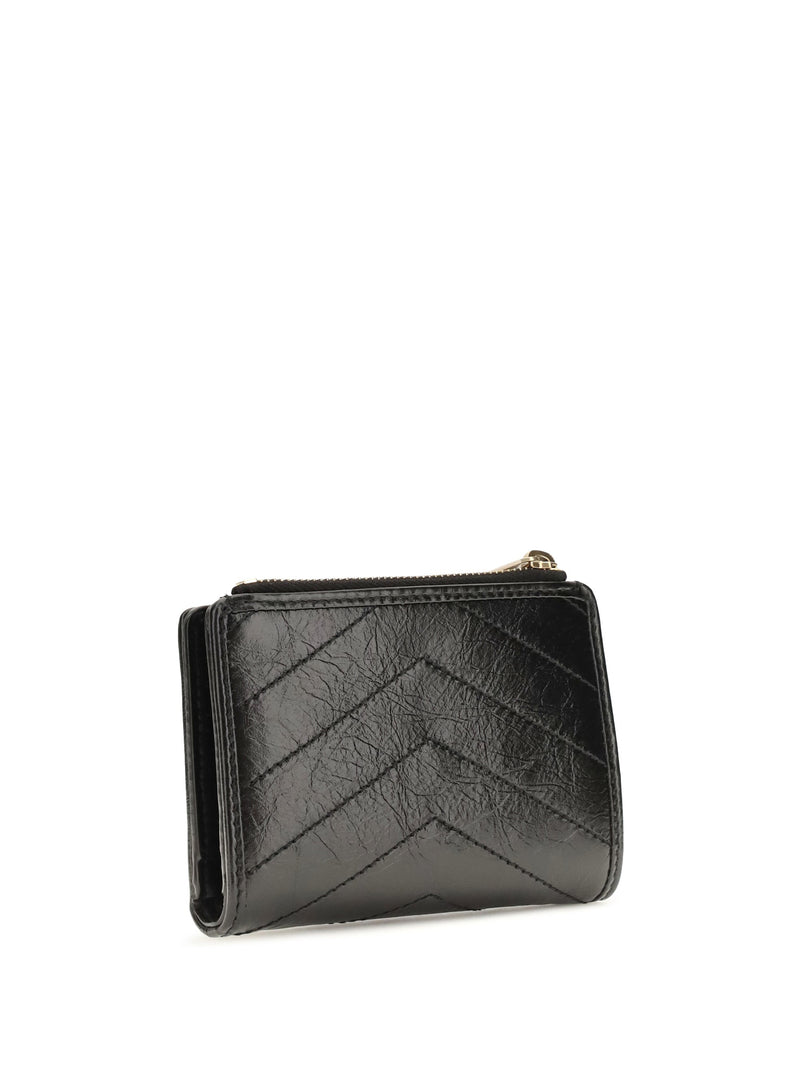 Saint Laurent Niki Bifold Wallet — Black Calf Leather Bos Taurus