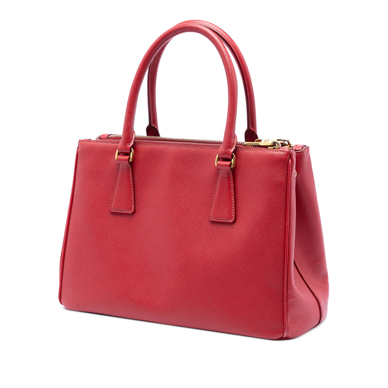 Medium Saffiano Galleria Double Zip Satchel - Image 2