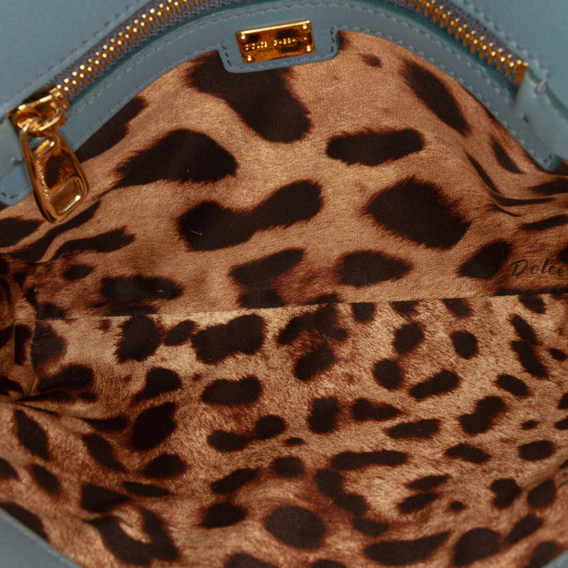 Leather Trimmed Woven Raffia Padlock Crossbody - Image 4
