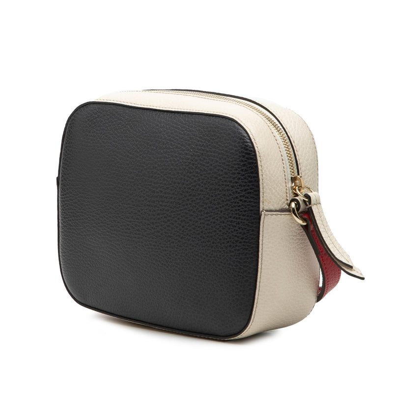 Small Tricolor Leather Soho Disco Crossbody - Image 2