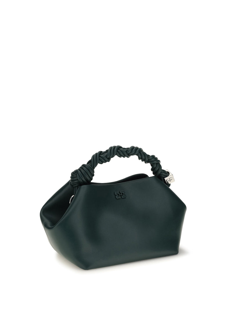 Ganni Bou Shoulder Bag — Green Recycled Leather