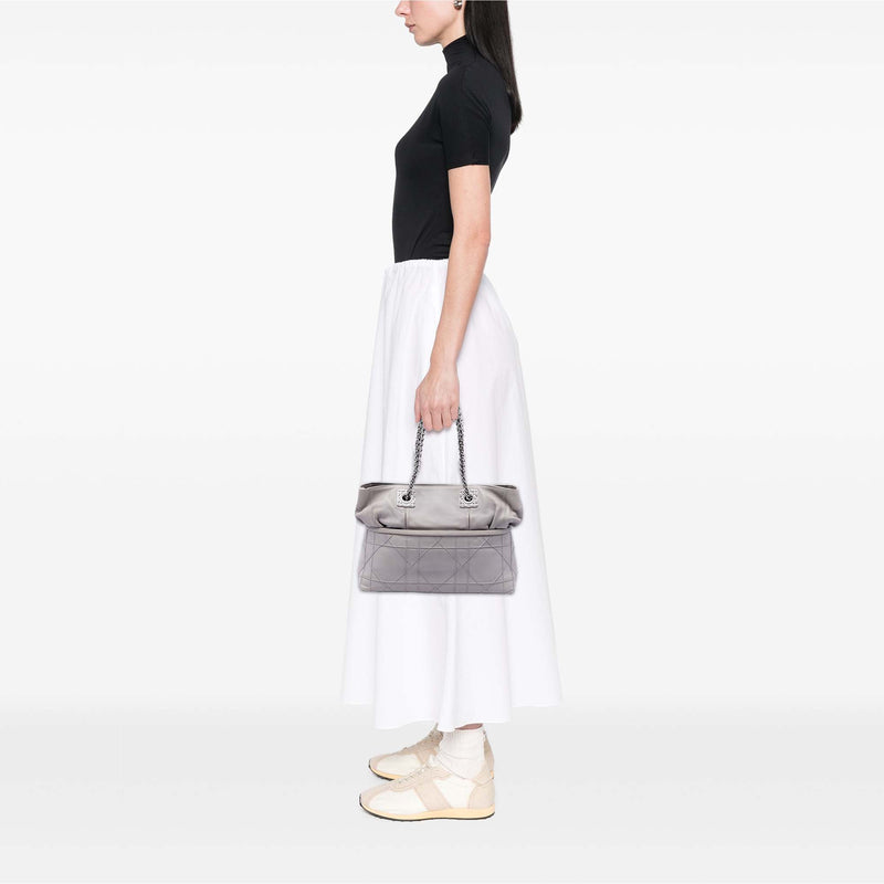 Lambskin Cannage Granville Chain Tote - Image 7
