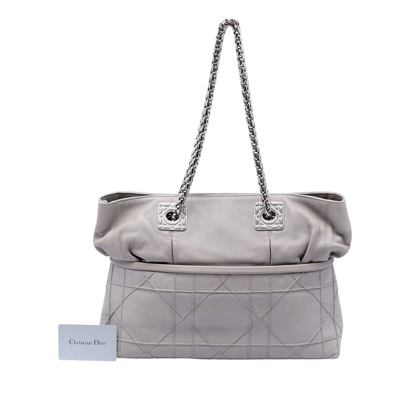 Lambskin Cannage Granville Chain Tote - Image 8