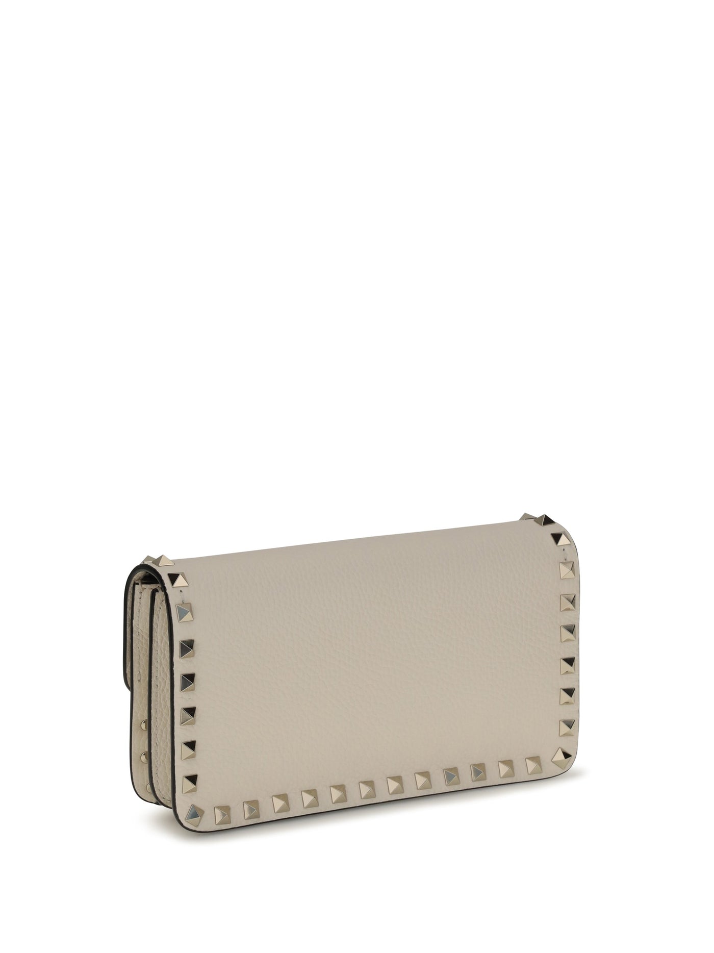 Valentino Garavani Wallet — Beige Calf Leather