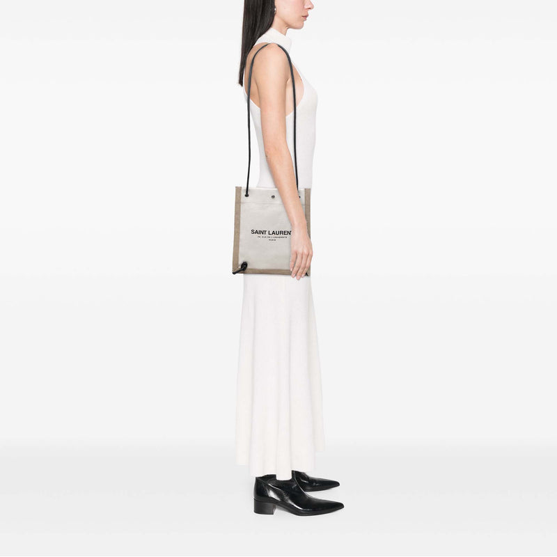 Canvas Universite Flat Convertible Crossbody - Image 7