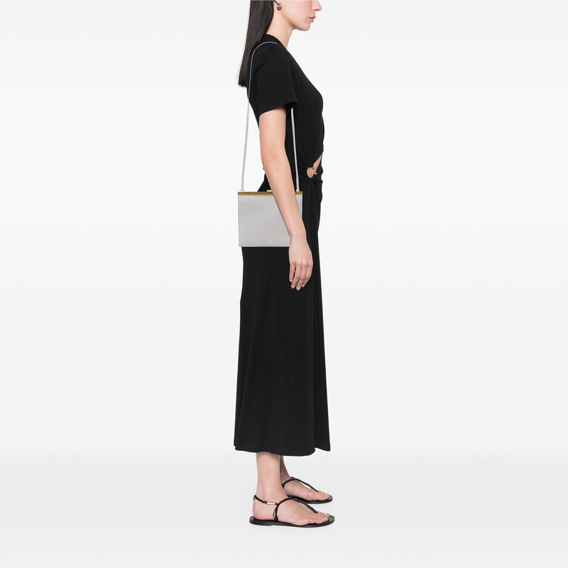 Mini Leather Clasp Crossbody - Image 7