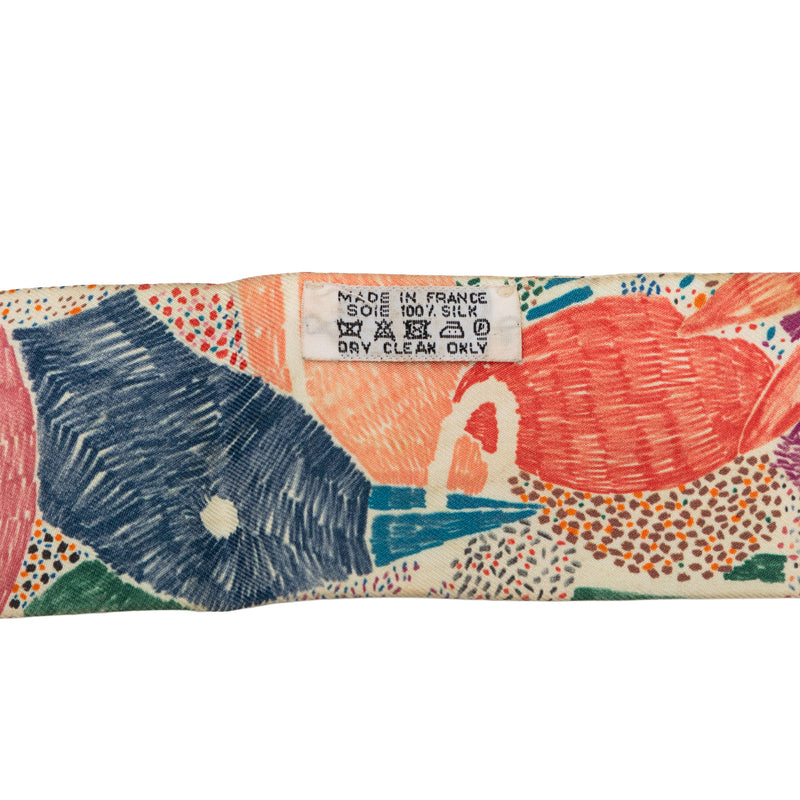 Chacun Fait Son Nid Silk Twilly Scarf - Image 4