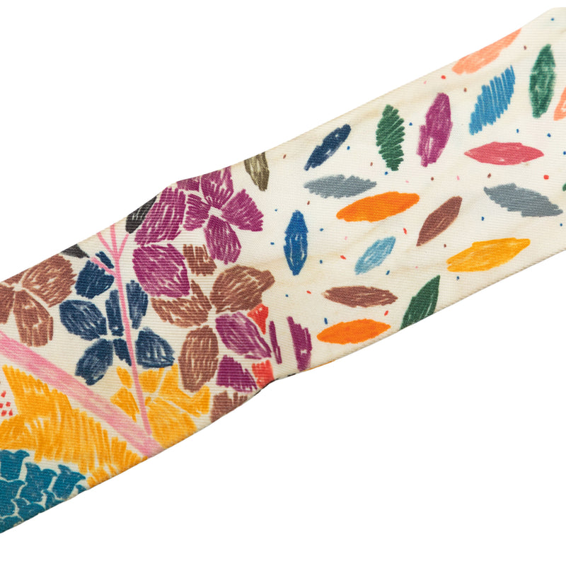 Chacun Fait Son Nid Silk Twilly Scarf - Image 5