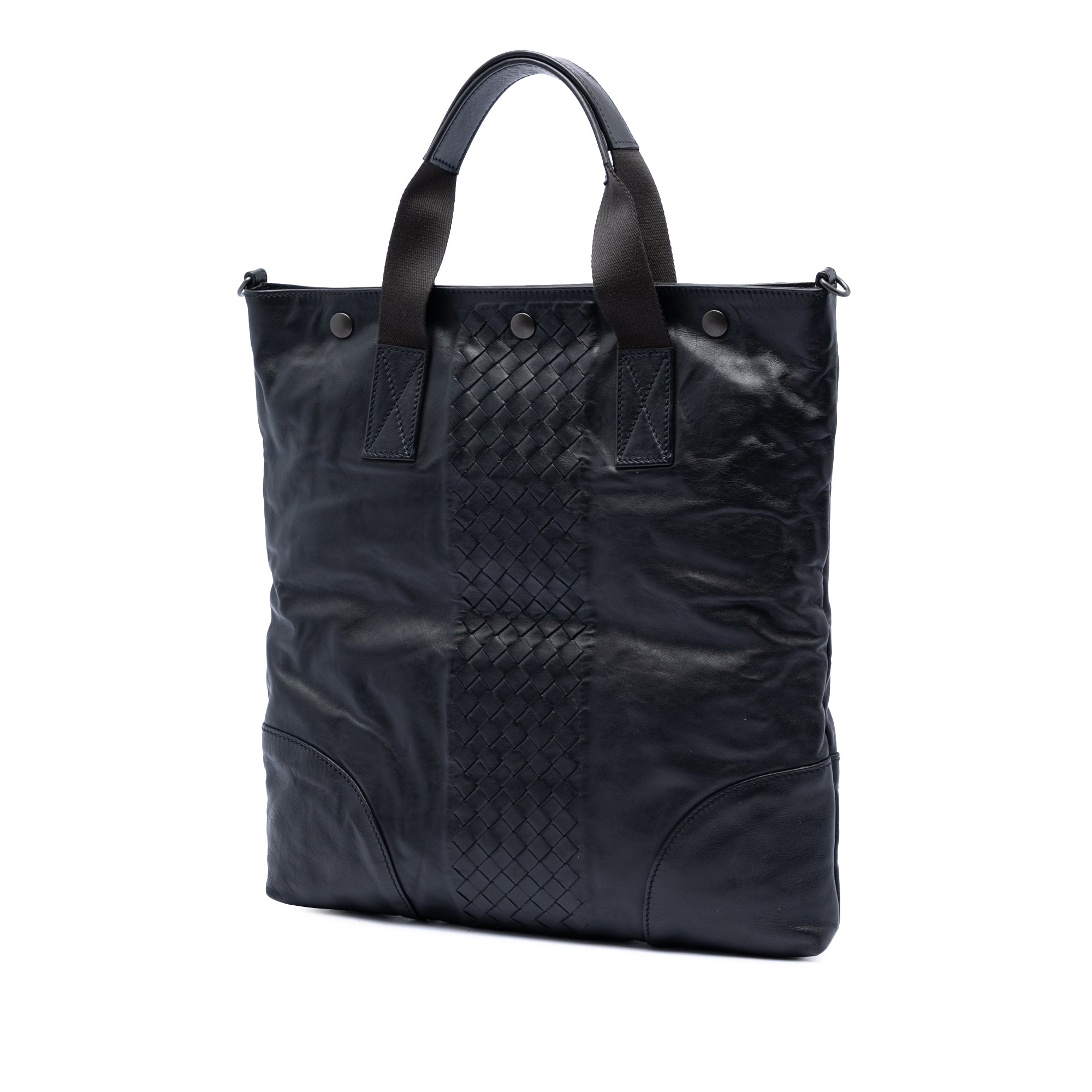 Intrecciato Trimmed Nappa Convertible Tote - Image 2