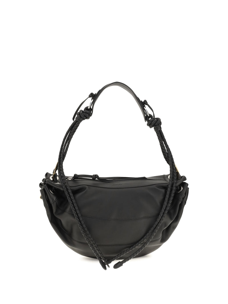 Isabel Marant Maia Shoulder Bag — Black Lambskin