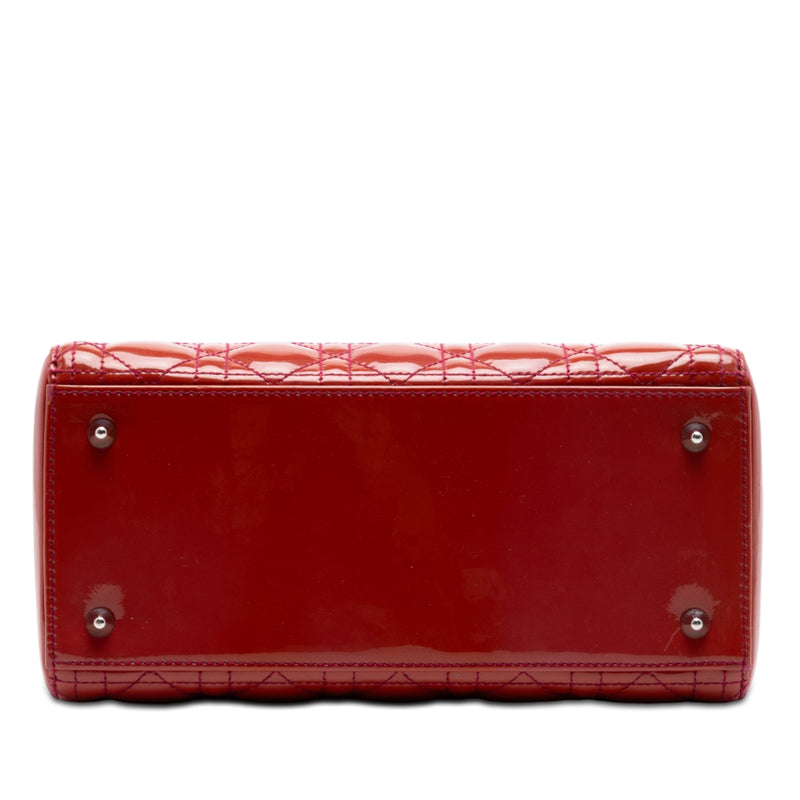 Medium Patent Cannage Lady Dior - Image 3