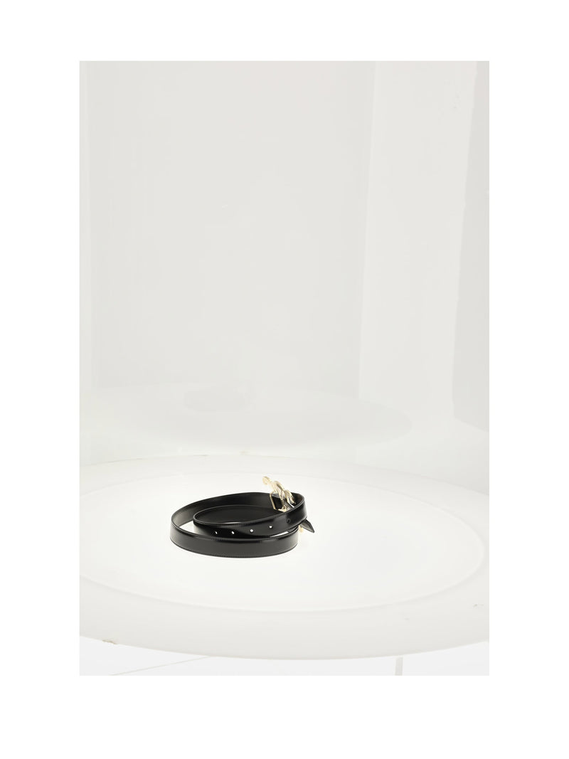Celine Calf Leather Belt — Black