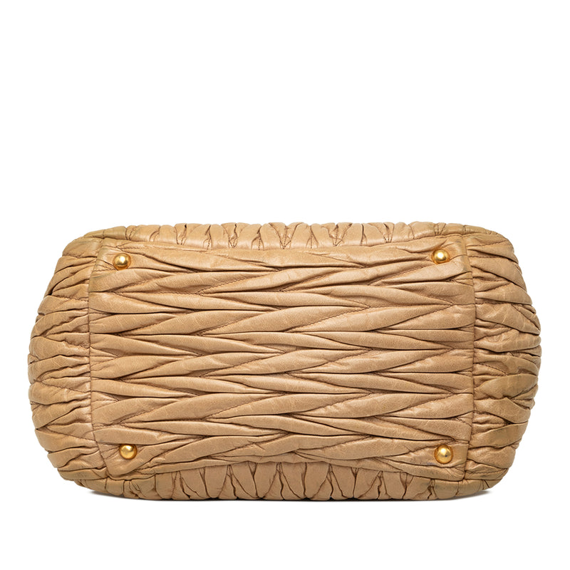 Matelasse Nappa Satchel - Image 3