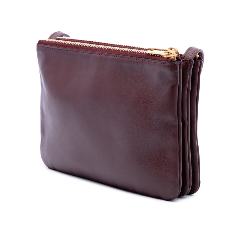 Small Lambskin Trio Crossbody - Image 2