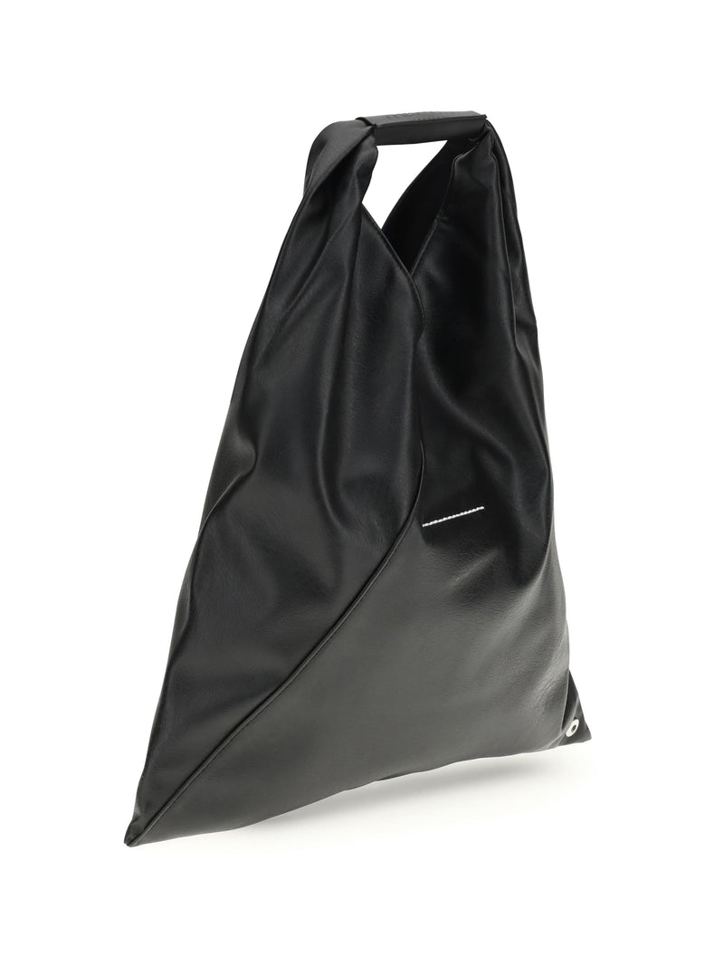 Mm6 Maison Margiela Japanese Handbag — Black Polyurethane; Polyethylene Hand Bags