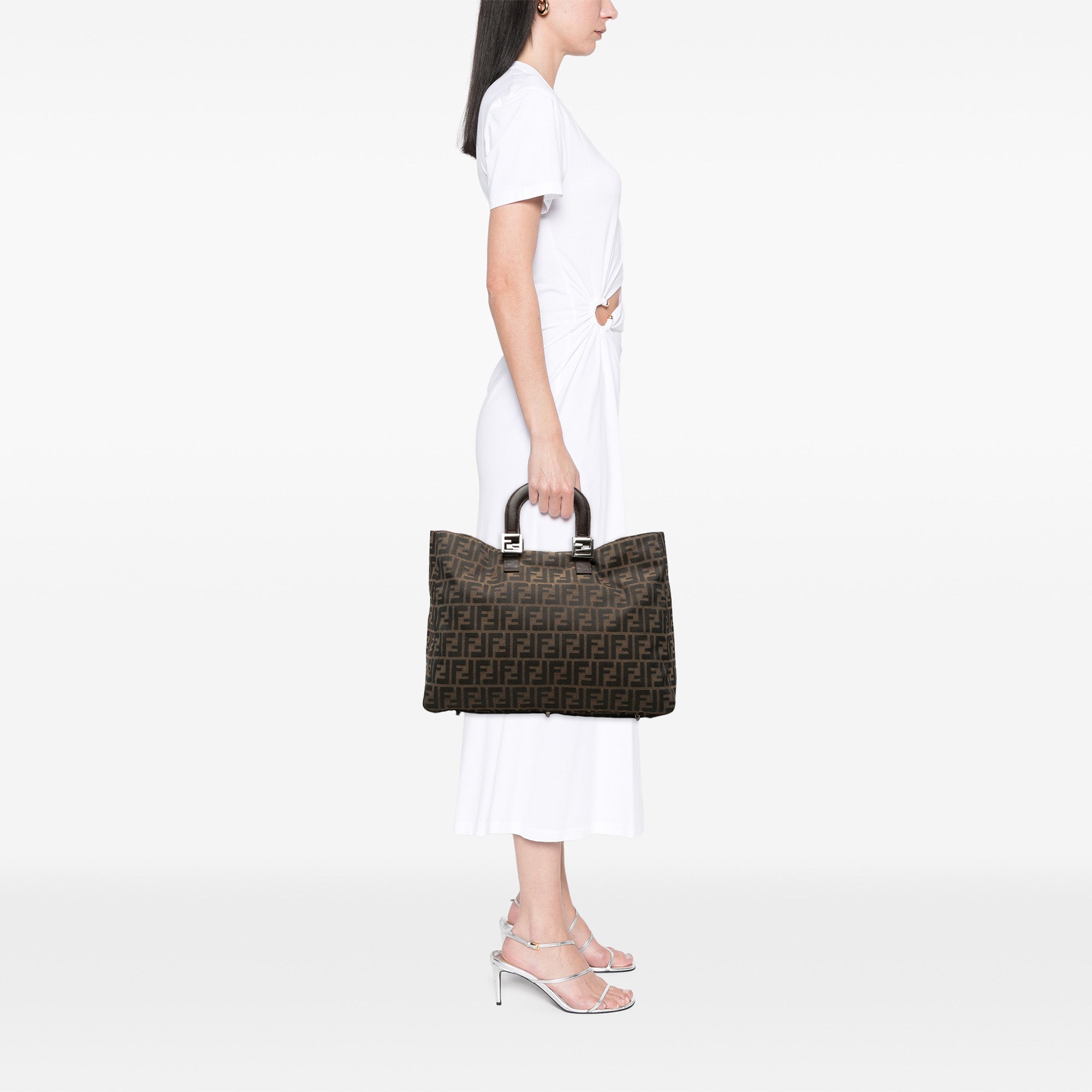 Large Zucca Canvas Twins Tote - Image 7