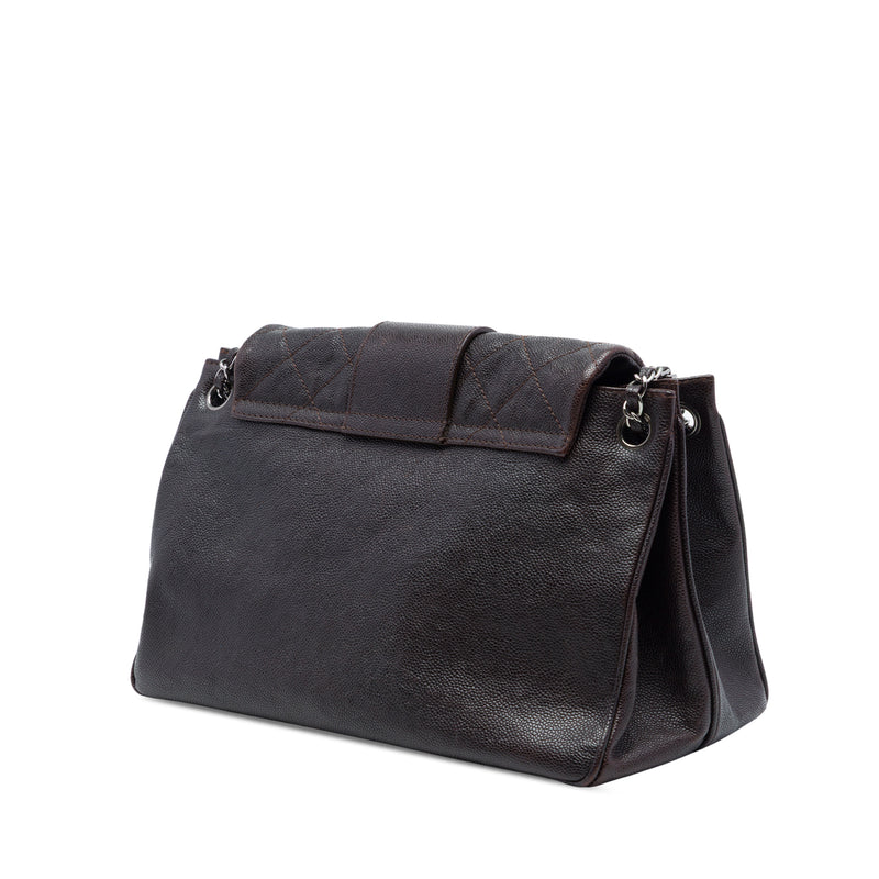 Quilted Caviar Reissue 2.55 Pocket Mademoiselle Accordion Flap - Image 2