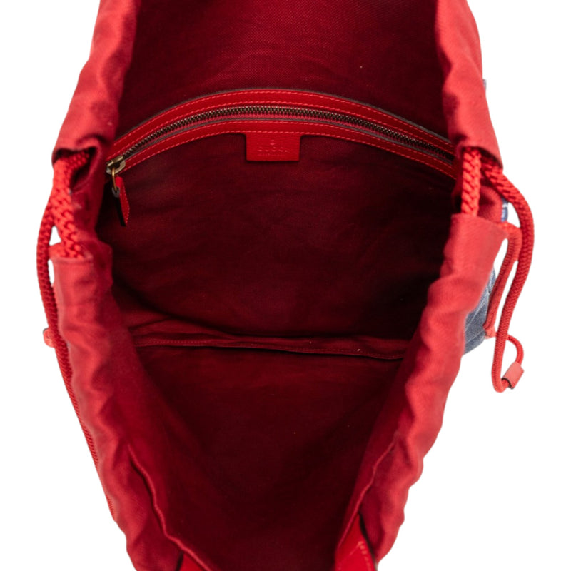 Canvas Sylvie Baiadera Web Drawstring Backpack - Image 4