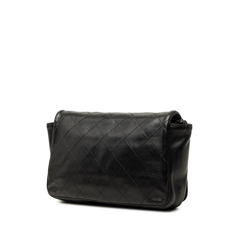 CC Quilted Lambskin Full Flap Wallet on Chain - Image 2