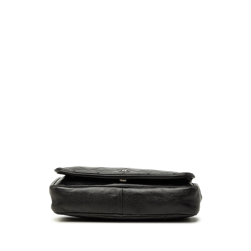 CC Quilted Lambskin Full Flap Wallet on Chain - Image 3