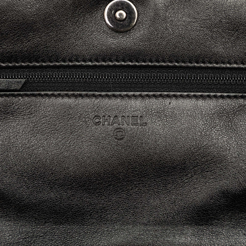 CC Quilted Lambskin Full Flap Wallet on Chain - Image 5