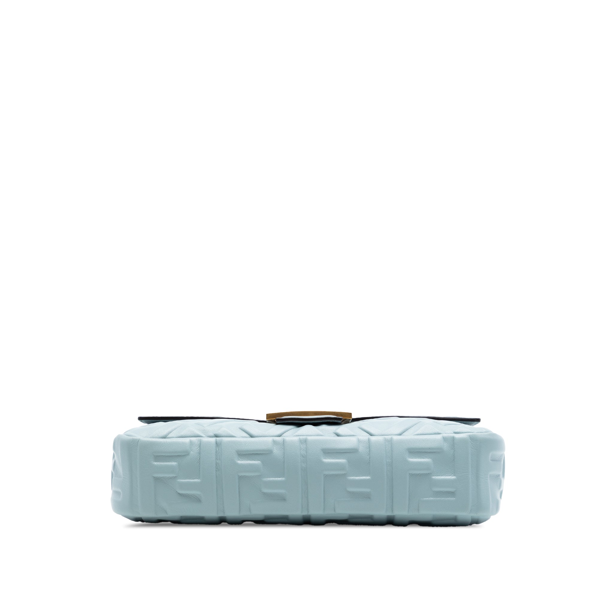 Zucca Embossed Leather Baguette Satchel - Image 3