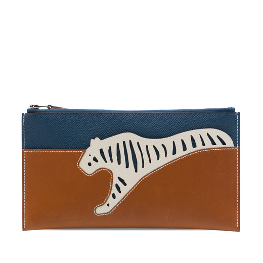 Barenia and Epsom Rooroo Pouch - Image 1