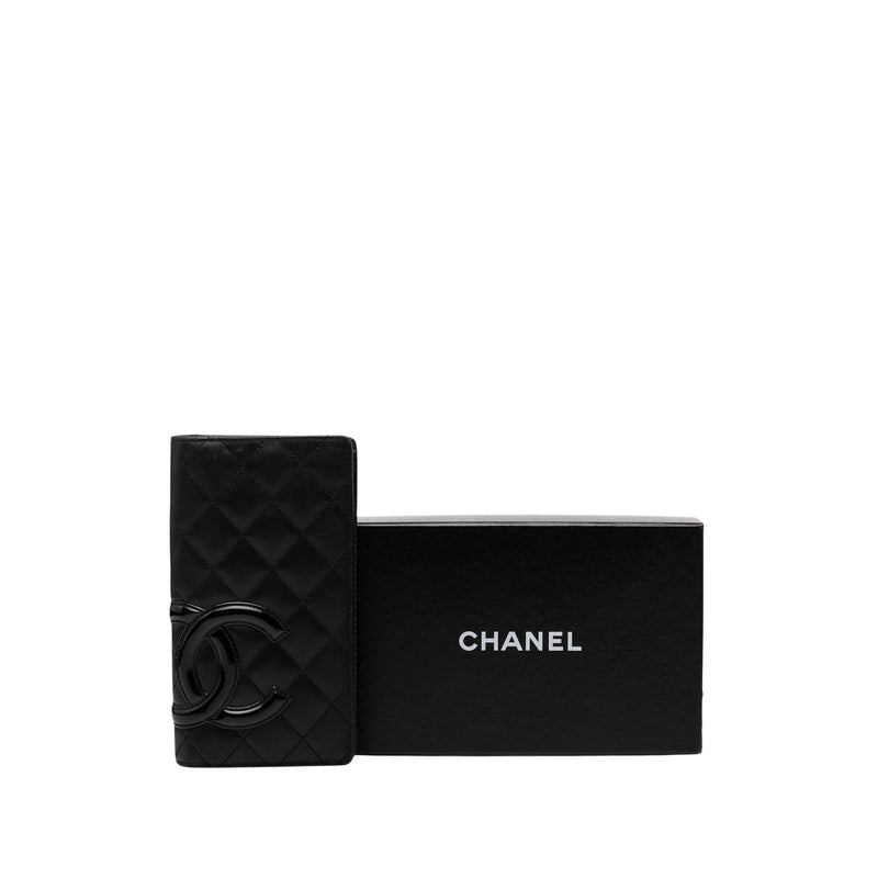 Quilted Lambskin Cambon Ligne Bifold Wallet - Image 10