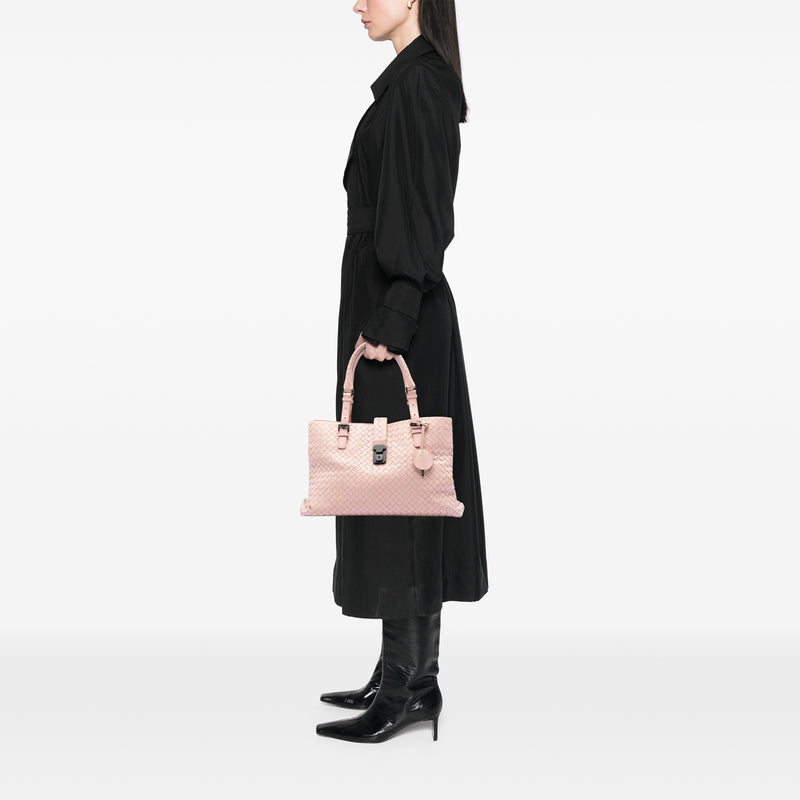 Medium Nappa Intrecciato Roma Tote - Image 7