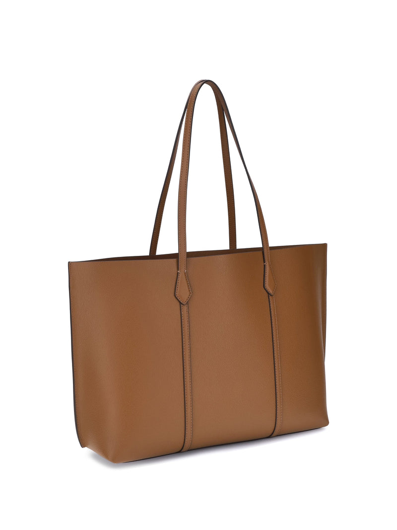 Tory Burch Perry Tote Bag — Brown Calf Leather