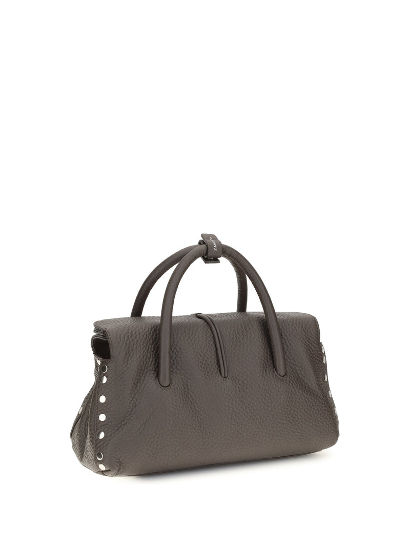 Zanellato Dotta Centauro Shoulder Bag — Brown Calf Leather Bos Taurus