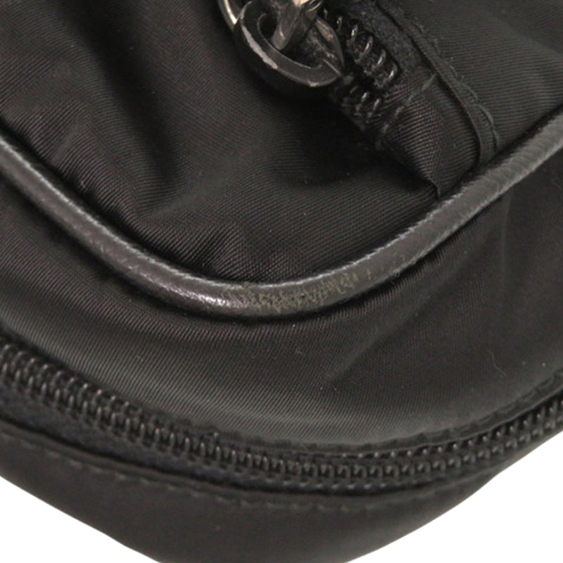 Saffiano Trimmed Tessuto Clutch - Image 10