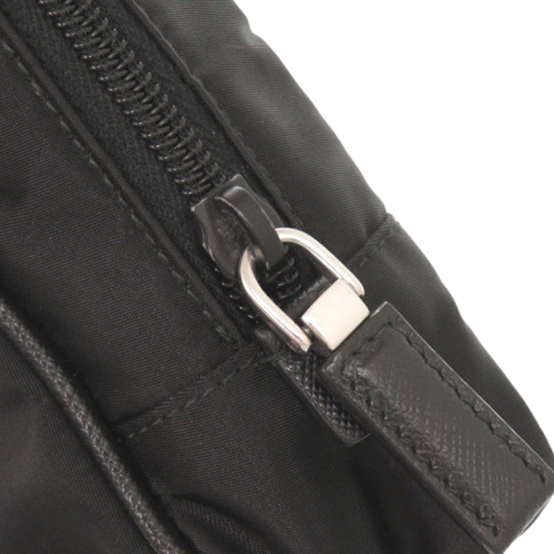 Saffiano Trimmed Tessuto Clutch - Image 16