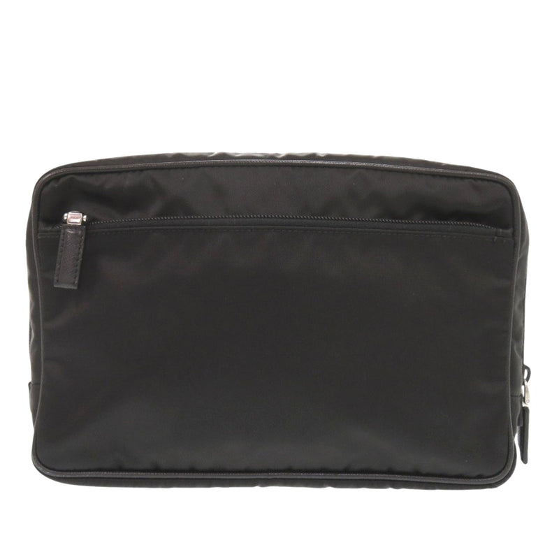 Saffiano Trimmed Tessuto Clutch - Image 2