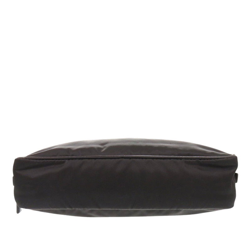 Saffiano Trimmed Tessuto Clutch - Image 3