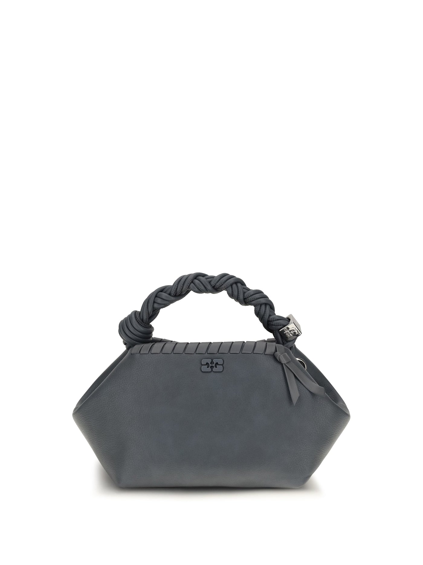 Ganni Bou Shoulder Bag — Gray Polyurethane; Polyester