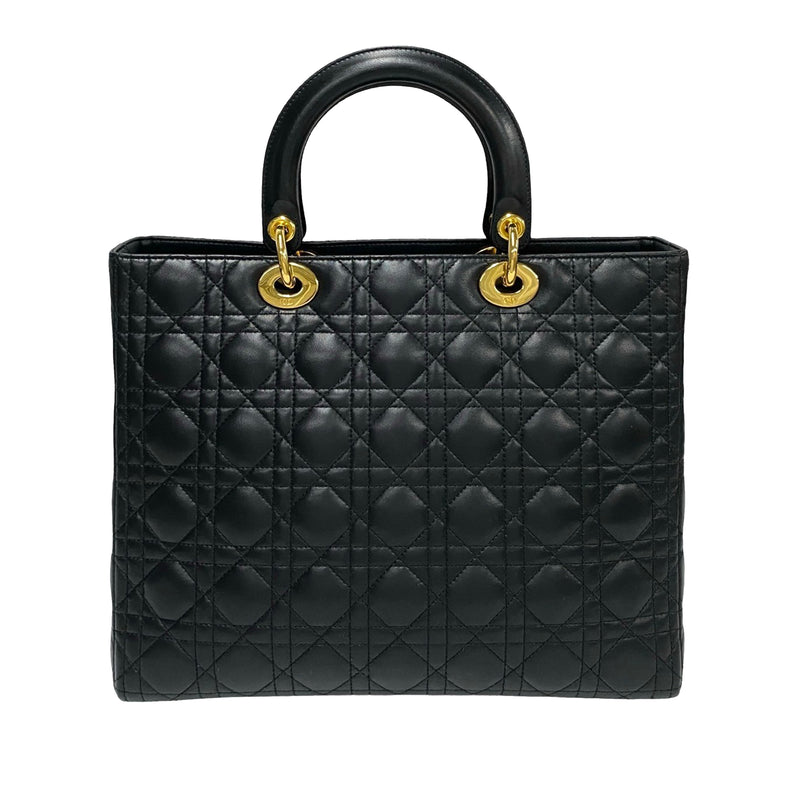Large Lambskin Cannage Lady Dior - Image 2
