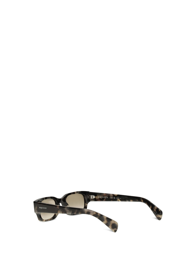 Alexander Mcqueen 872862j0749 Sunglasses — Black Acetate