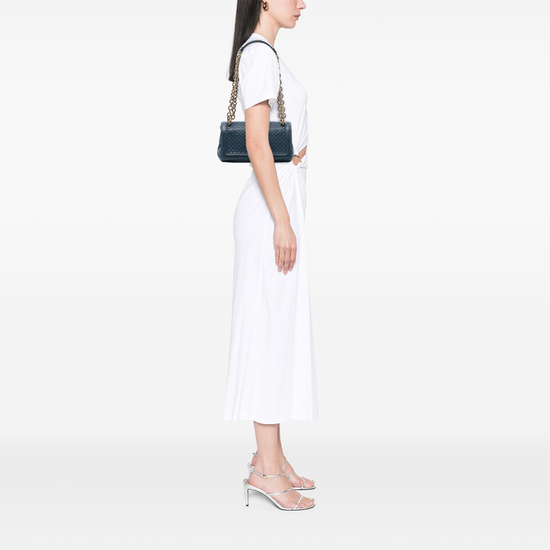 Quilted Leather Olimpia Knot Shoulder Bag - Image 7
