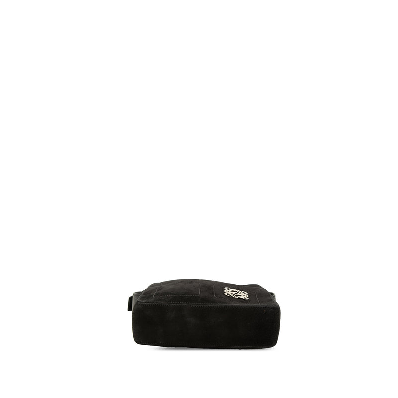 Suede Anagram Shoulder Bag - Image 3