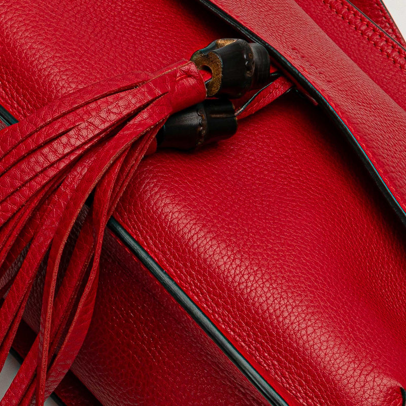 Medium Leather Bamboo Daily Crossbody - Image 10