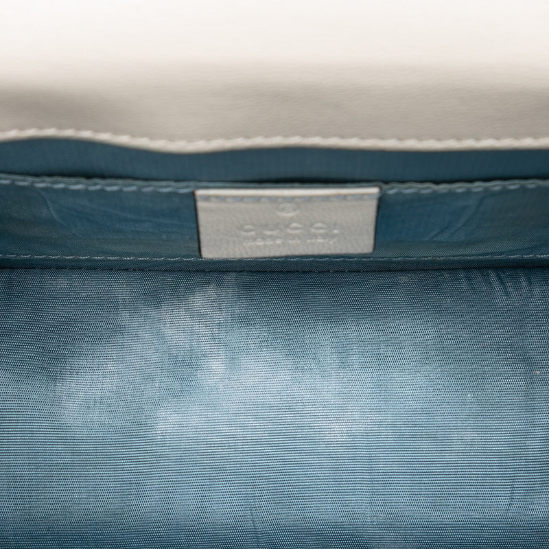 Mini Calfskin Web Star Print Sylvie Satchel - Image 4
