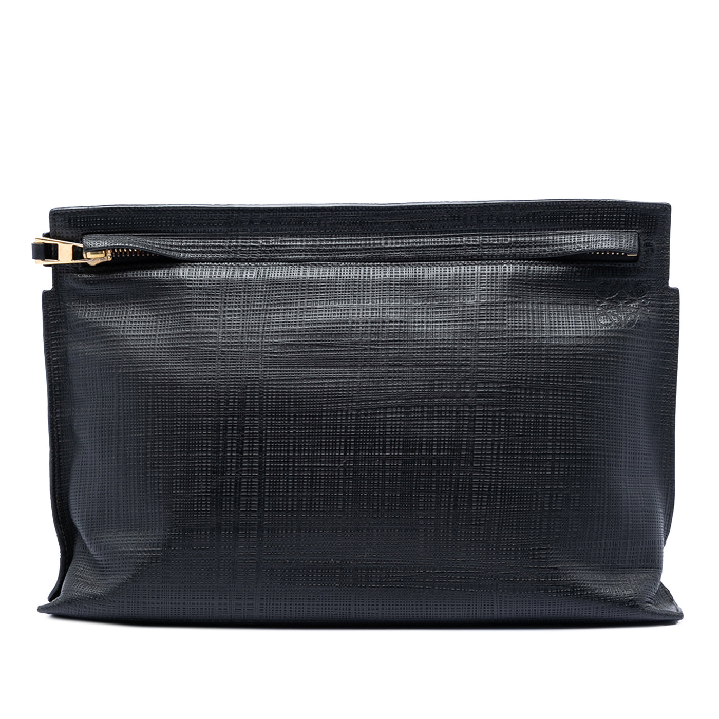 Leather Anagram T Clutch - Image 1