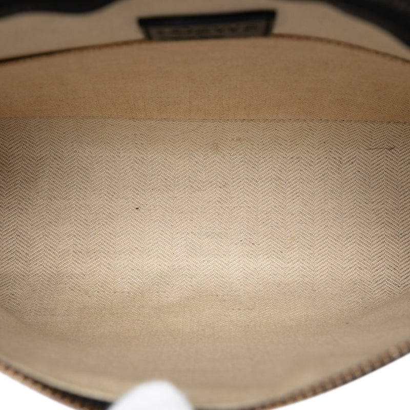 Leather Anagram T Clutch - Image 4