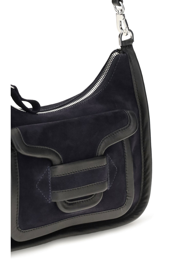 Pierre Hardy Shoulder Bag — Navy Calf Leather Bos Taurus