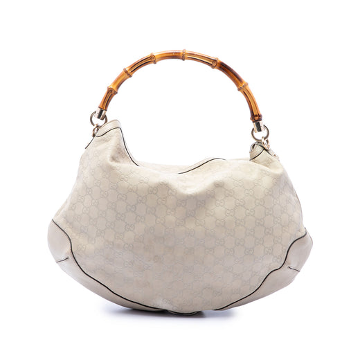 Guccissima Peggy Bamboo Satchel - Image 1
