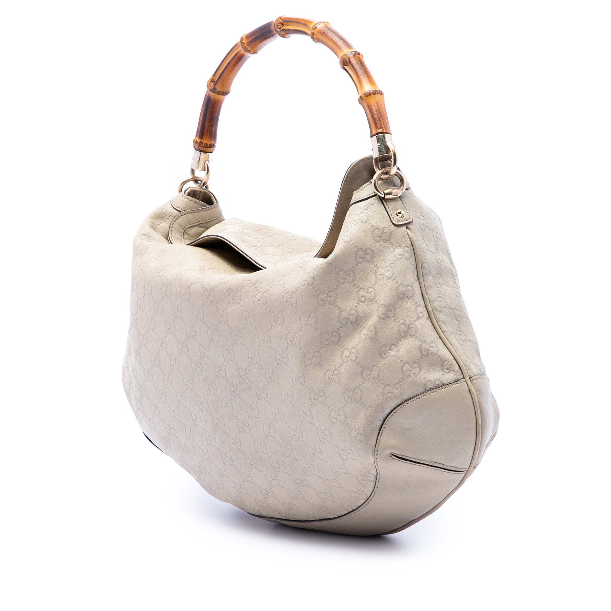 Guccissima Peggy Bamboo Satchel - Image 2