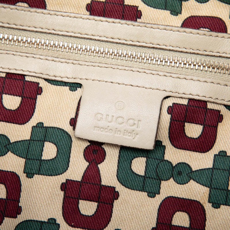 Guccissima Peggy Bamboo Satchel - Image 5