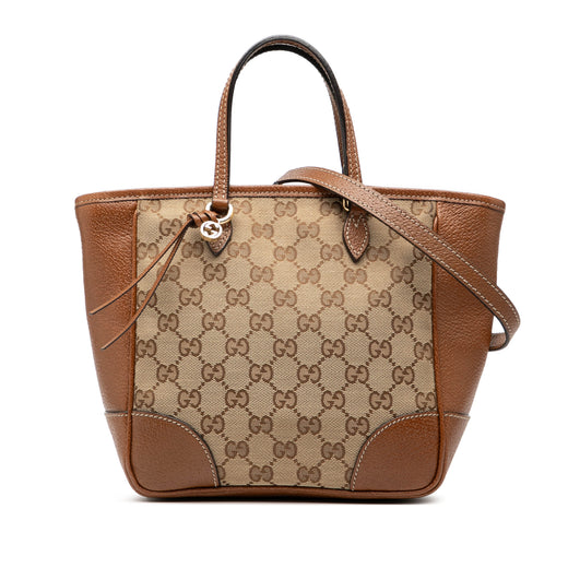 Small GG Canvas Bree Satchel - Image 1